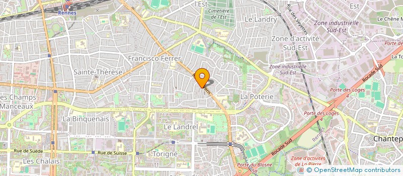 localisation de l'entreprise BLANCH'NOT' ET LES SEPT NOIR'S  RENNES