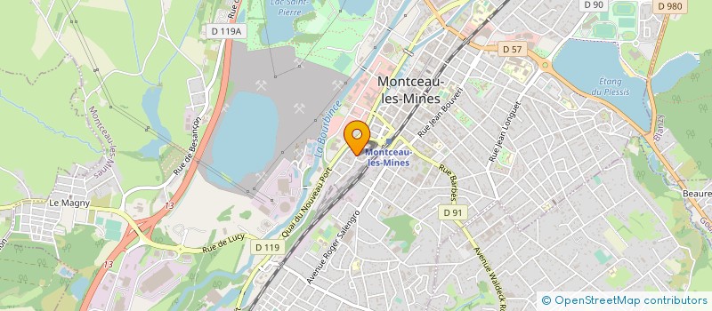 localisation de l'entreprise BLANCHARD à MONTCEAU-LES-MINES