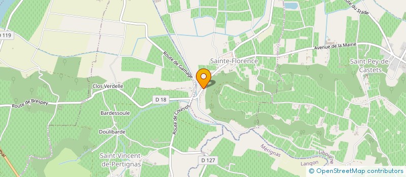 localisation de l'entreprise BLANCHARD  SAINTE-FLORENCE