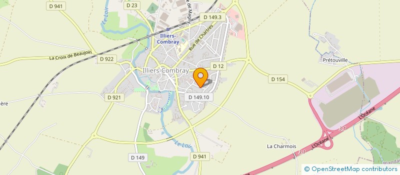 localisation de l'entreprise BLANCHARD à ILLIERS COMBRAY