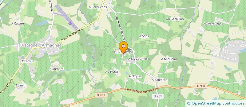 localisation de l'entreprise BLANCHARD  RAMOUZENS