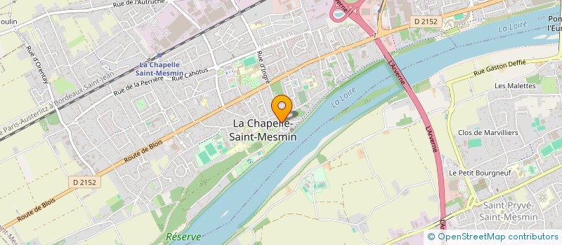localisation de l'entreprise BLANCHARD à CHAINGY