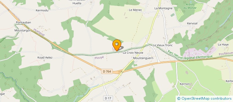localisation de l'entreprise BLANCHARD à HUELGOAT