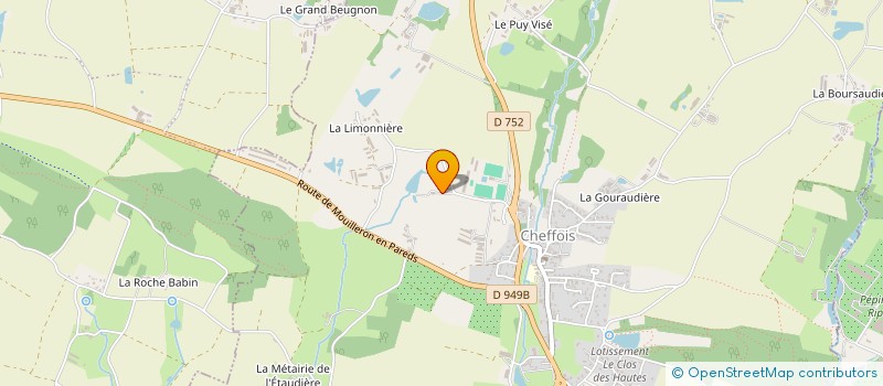 localisation de l'entreprise BLANCHARD CYRIL SARL  CHEFFOIS