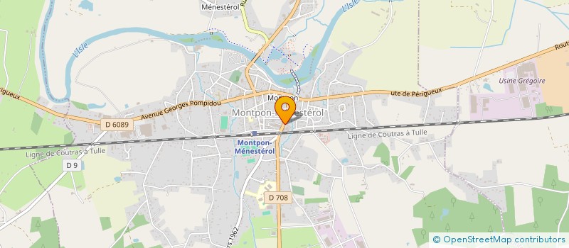 localisation de l'entreprise BLANCHARD ELI  MONTPON-MENESTEROL