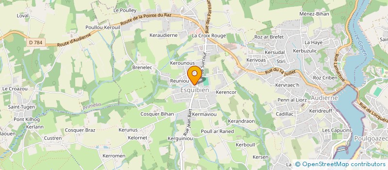 localisation de l'entreprise BLANCHARD ET COMPAGNIE  AUDIERNE