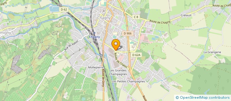 localisation de l'entreprise BLANCHARD ET COVRE SAS à CHAUDENAY