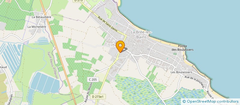 localisation de l'entreprise BLANCHARD-FARRIBAULT  LA BREE-LES-BAINS