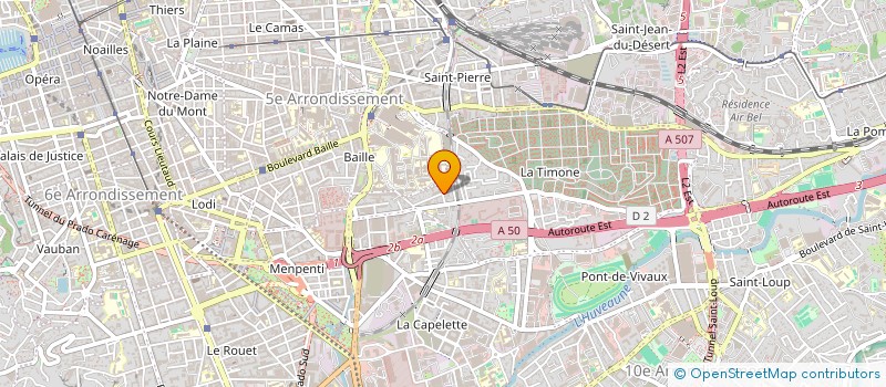 localisation de l'entreprise BLANCHARD GILLES ET DECOMBE-VALENTINI MONIQUE à MARSEILLE