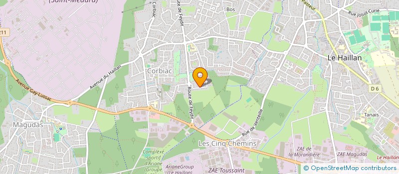 localisation de l'entreprise BLANCHARD IMMO  SAINT-MEDARD-EN-JALLES