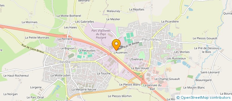 localisation de l'entreprise BLANCHARD INTERACTIVE à PLEUMELEUC