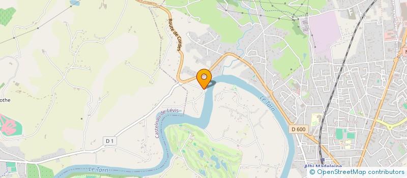 localisation de l'entreprise BLANCHARD JACQUES ET MARIE-DOLORES à ALBI