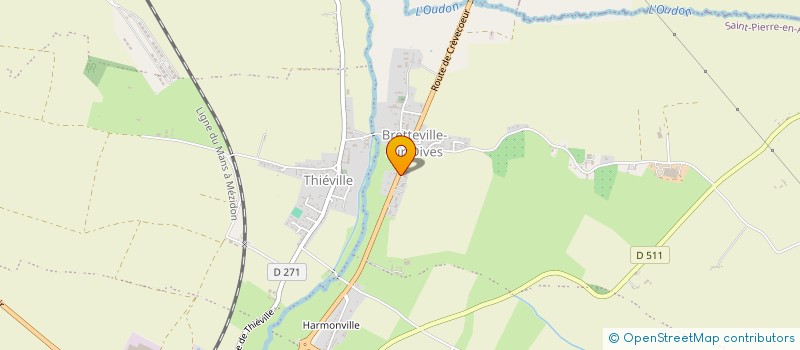 localisation de l'entreprise BLANCHARD MENUISERIE  SAINT-PIERRE-EN-AUGE