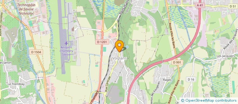 localisation de l'entreprise BLANCHARD & MINIER  VOGLANS