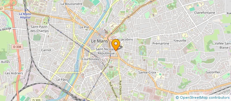 localisation de l'entreprise BLANCHARD RENE ET CADRO YANNICK à LE MANS