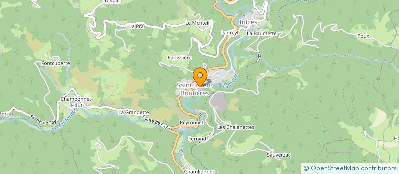 localisation de l'entreprise BLANCHARD TECH & YARNS à SAINT-JULIEN-D'INTRES