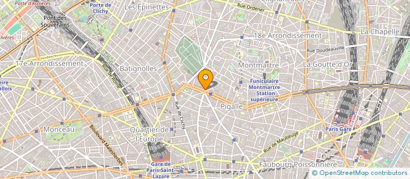 localisation de l'entreprise BLANCHE 3 à PARIS