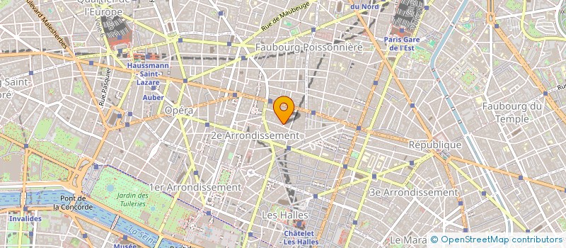 localisation de l'entreprise BLANCHE  PARIS