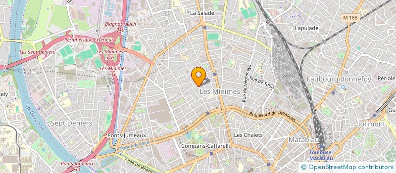 localisation de l'entreprise BLANCHE à TOULOUSE