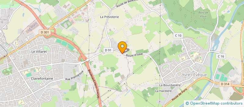 localisation de l'entreprise BLANCHE  BOUCHEMAINE