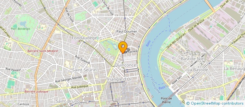 localisation de l'entreprise BLANCHE à BORDEAUX