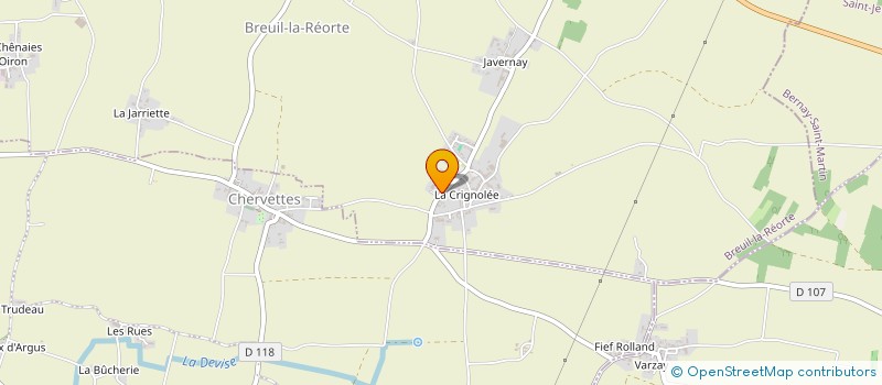 localisation de l'entreprise BLANCHE COLOMBE  BREUIL-LA-REORTE