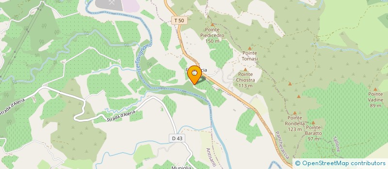 localisation de l'entreprise BLANCHE CONSEIL  SARI SOLENZARA