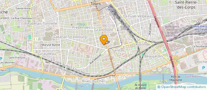 localisation de l'entreprise BLANCHE ESTHER  TOURS