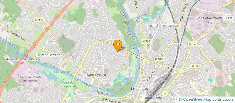localisation de l'entreprise BLANCHE MARKETING & LIAISON à ANGOULEME