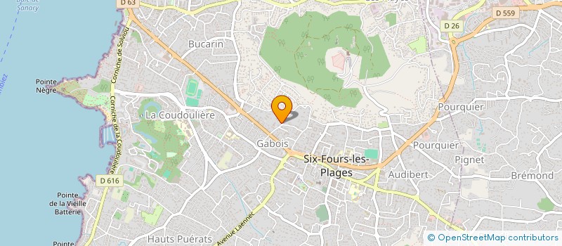 localisation de l'entreprise BLANCHE NEIGE à SIX-FOURS-LES-PLAGES