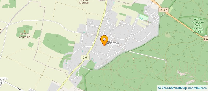 localisation de l'entreprise BLANCHE NEIGE  BARBIZON