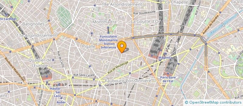 localisation de l'entreprise BLANCHE NEIGE GLACIER à PARIS