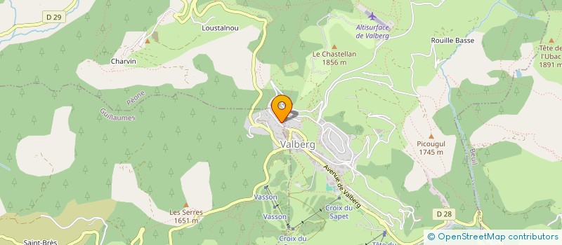localisation de l'entreprise BLANCHE NEIGE SPORTS à PEONE