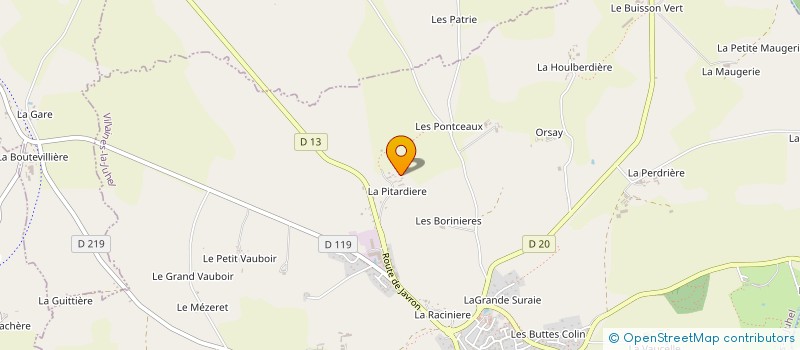 localisation de l'entreprise BLANCHE PILON  VILLAINES-LA-JUHEL