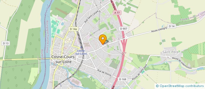 localisation de l'entreprise BLANCHE PLAINE à COSNE-COURS-SUR-LOIRE