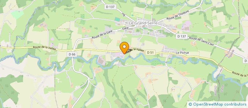 localisation de l'entreprise BLANCHE PROPERTY  LE GRAND-SERRE