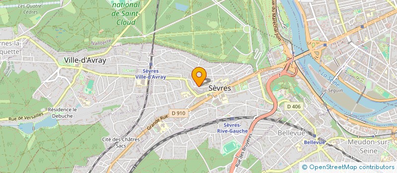 localisation de l'entreprise BLANCHE VIDAL SOLER à SEVRES
