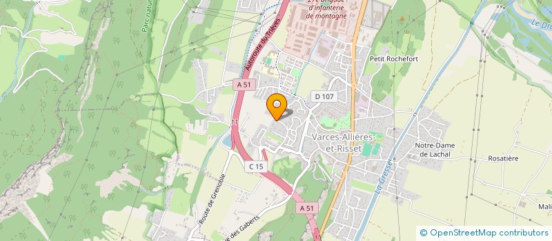 localisation de l'entreprise BLANCHEMANCHE CONSTRUCTION  VARCES-ALLIERES-ET-RISSET