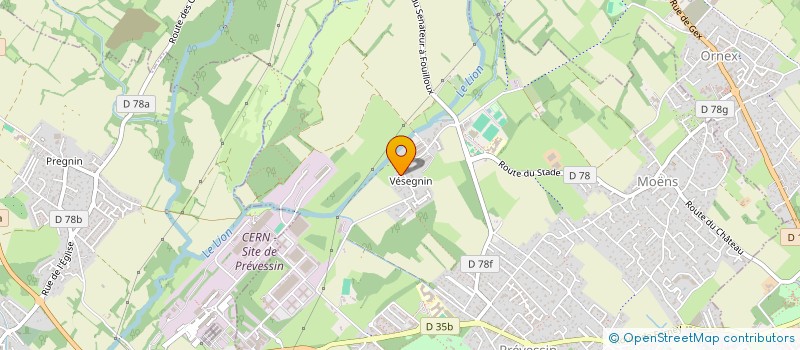 localisation de l'entreprise BLANCHENES à PREVESSIN-MOENS