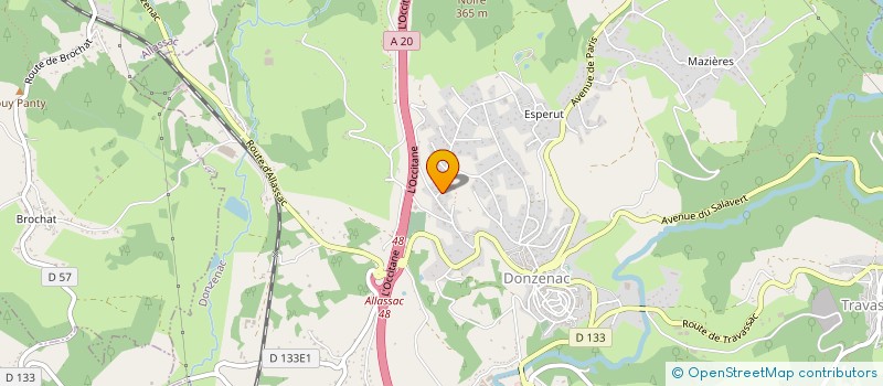 localisation de l'entreprise BLANCHER  DONZENAC