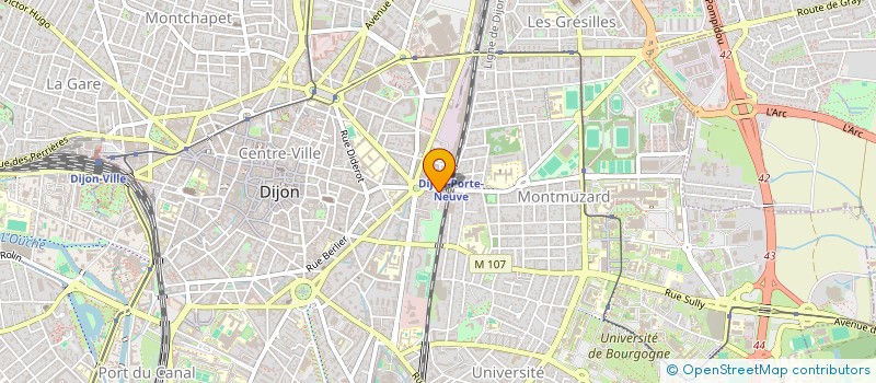 localisation de l'entreprise BLANCHET à DIJON