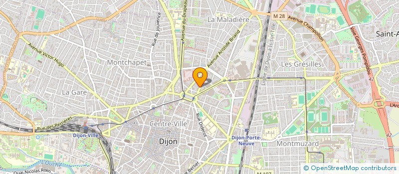 localisation de l'entreprise BLANCHET à DIJON