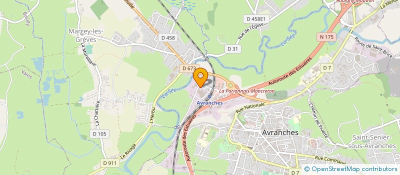 localisation de l'entreprise BLANCHET EXPLOITATION  AVRANCHES