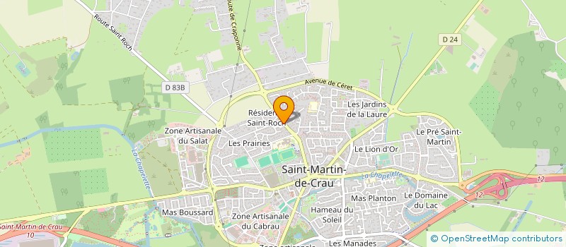 localisation de l'entreprise BLANCHET MECANIQUE PRECISION à SAINT-MARTIN-DE-CRAU