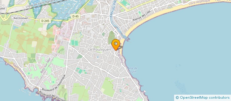 localisation de l'entreprise BLANCHETTE  LE POULIGUEN