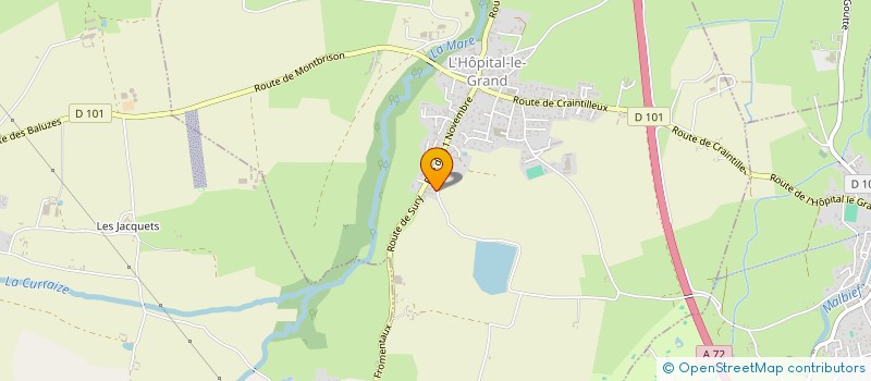 localisation de l'entreprise BLANCHETTES  L'HOPITAL-LE-GRAND