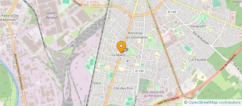 localisation de l'entreprise BLANCHI NETT  LE MANS
