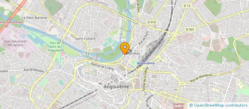 localisation de l'entreprise BLANCHIER REPROGRAPHIE à ANGOULEME
