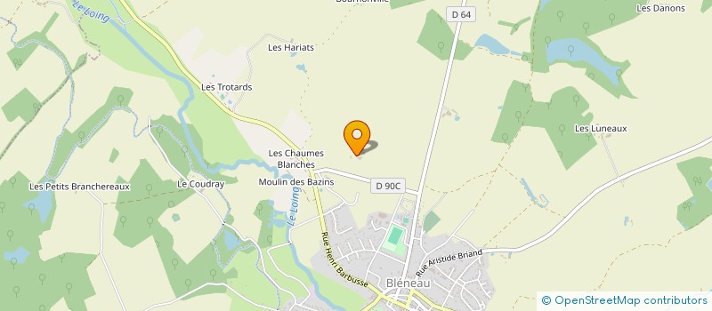 localisation de l'entreprise BLANCHISSERIE ANDRE à CHAMPCEVRAIS
