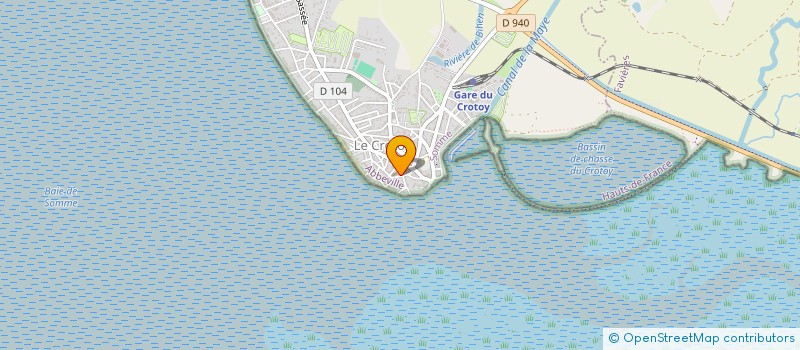 localisation de l'entreprise BLANCHISSERIE BAIE DE SOMME à LE CROTOY